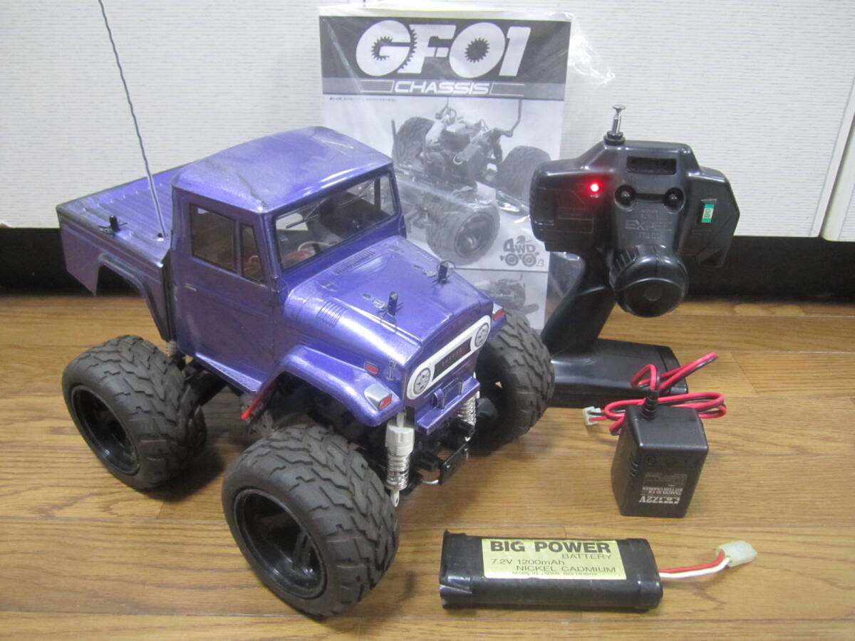 すぐ遊べる全部セット タミヤ 1/10 RC トヨタ ランドクルーザー 40 GF-01 シャーシ 4WD TOYOTA Land Cruiser TAMIYA EP 大人気 ラジコン