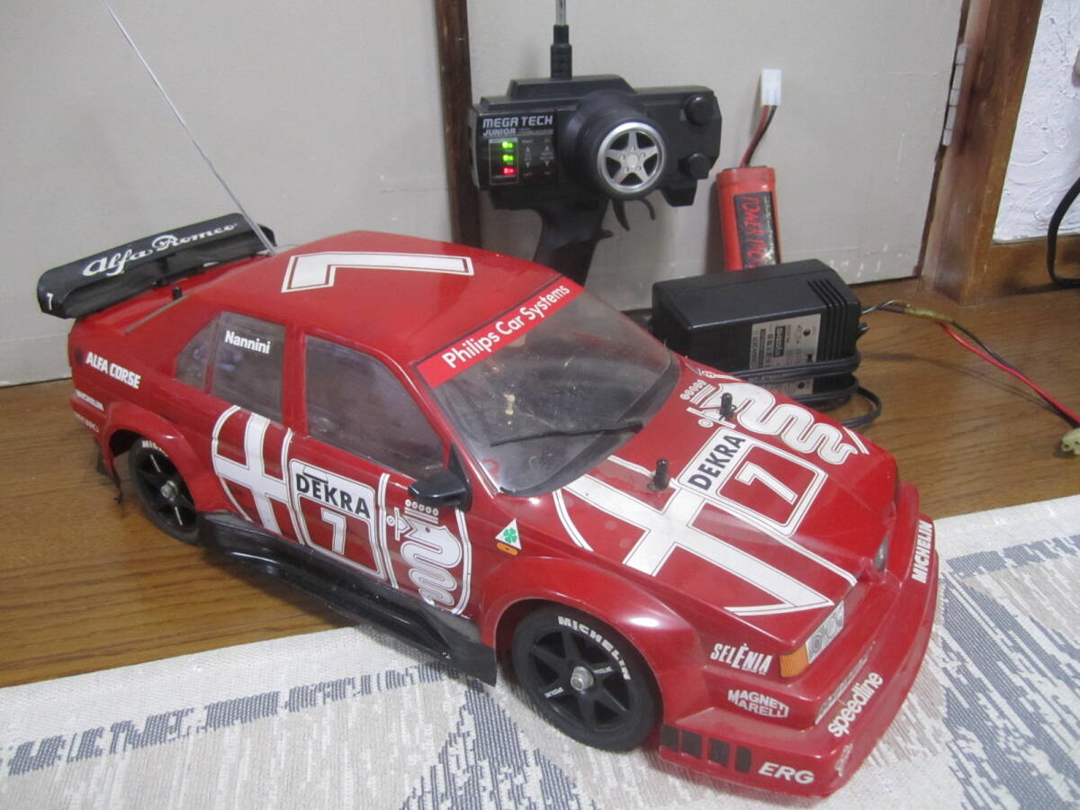 競売 Yahoo!オークション ROMEO ALFA 1/10 すぐ遊べる全部セット - 田宮模型