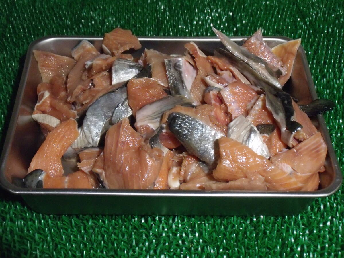 数量限定■即決■残り僅か！！ 北海道産 秋鮭(白鮭)の端材 2kg(2kg×1袋) 同梱可能の画像1