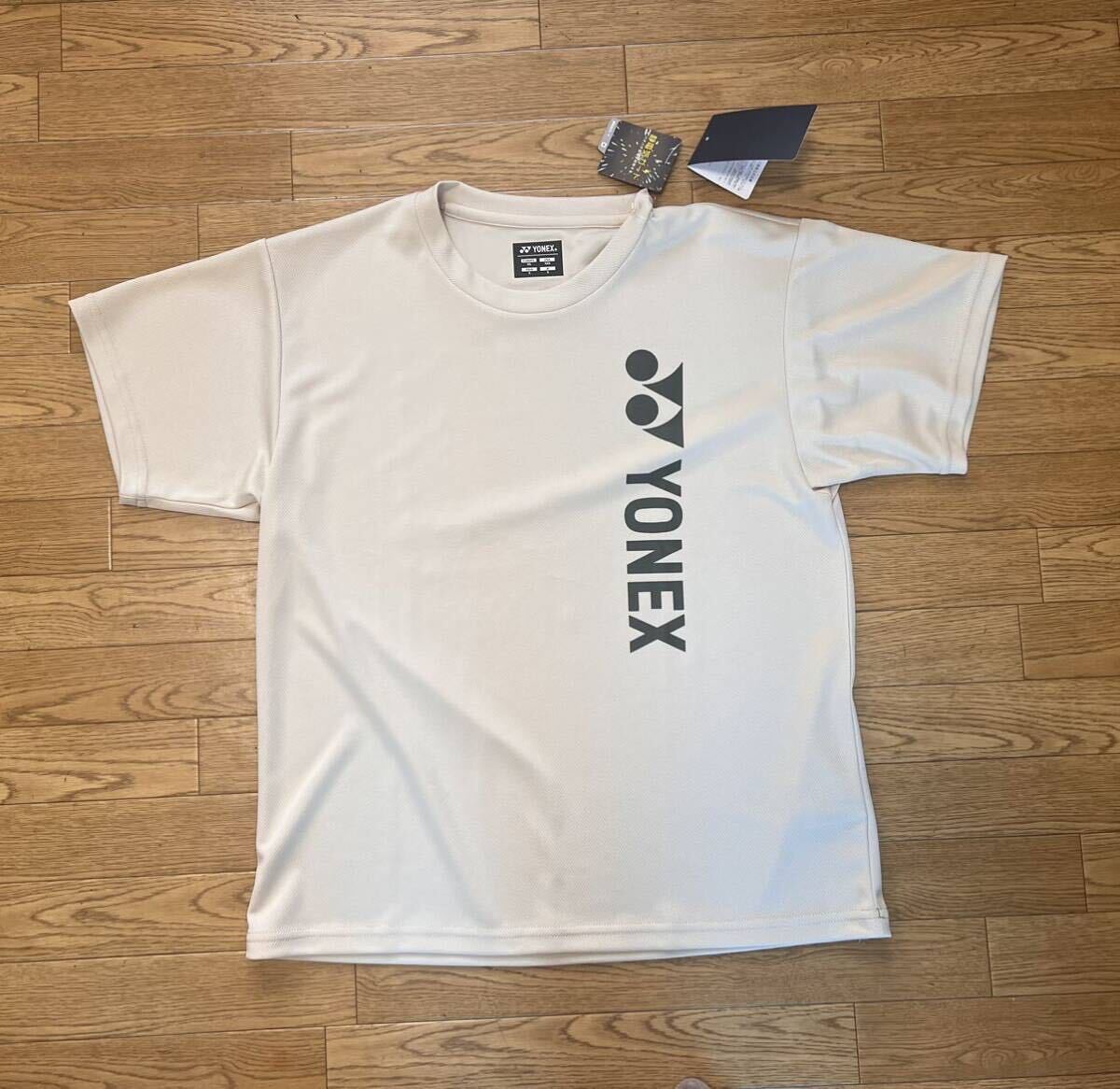 【送料込】YONEX ユニドライＴシャツ 16725Y オートミール M UNISEX 男女兼用 2024春夏 受注会限定品_画像1