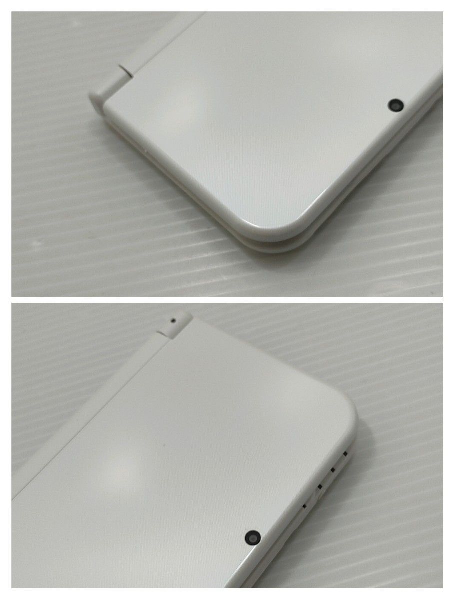 【極美品】 上画面ips液晶 Newニンテンドー3DS LL パールホワイト 本体 任天堂 充電器
