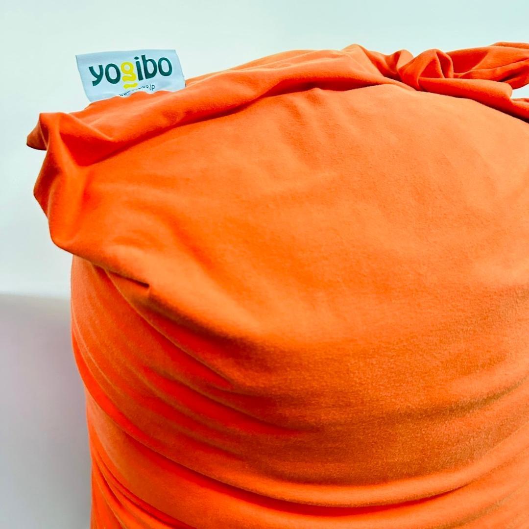 Yogibo Max ヨギボーマックス オレンジ ビーズクッション 大型 美品 CT-6817 本体 カバー ソファ イス ベッド クッションの画像5