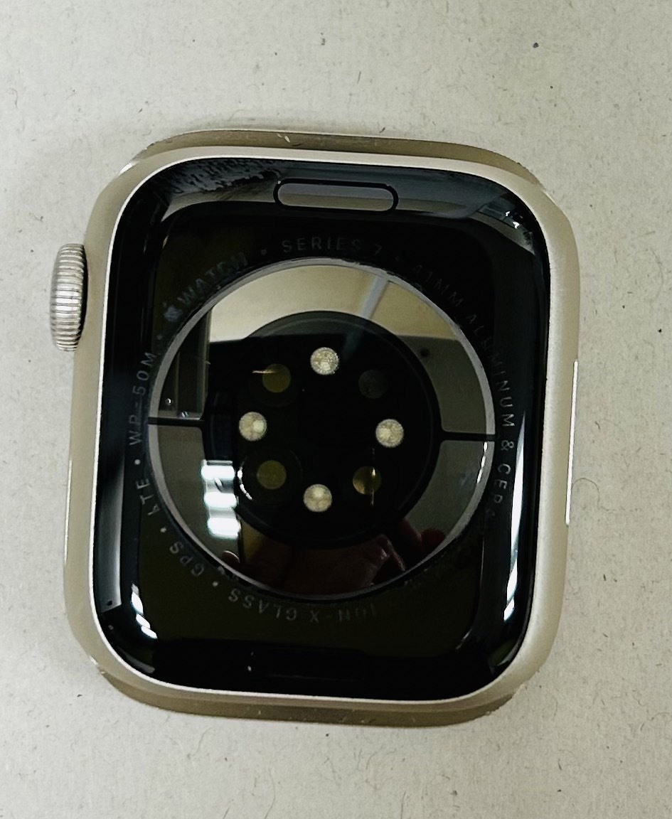 [MIA10758SH]1 jpy start Apple Watch Apple watch Series 7 GPS+Cellular model 41mm MKHR3J/A2476 electrification has confirmed junk 