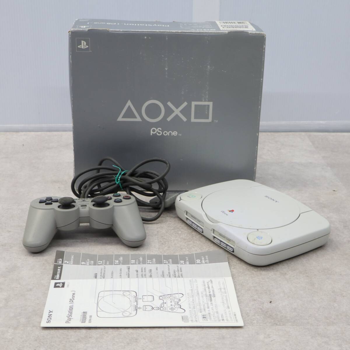 * Mini PlayStation l PlayStation ONElSONY Sony SCPH-100 PLAY STATIONlPS one operation goods original box equipped game machine body #P1744
