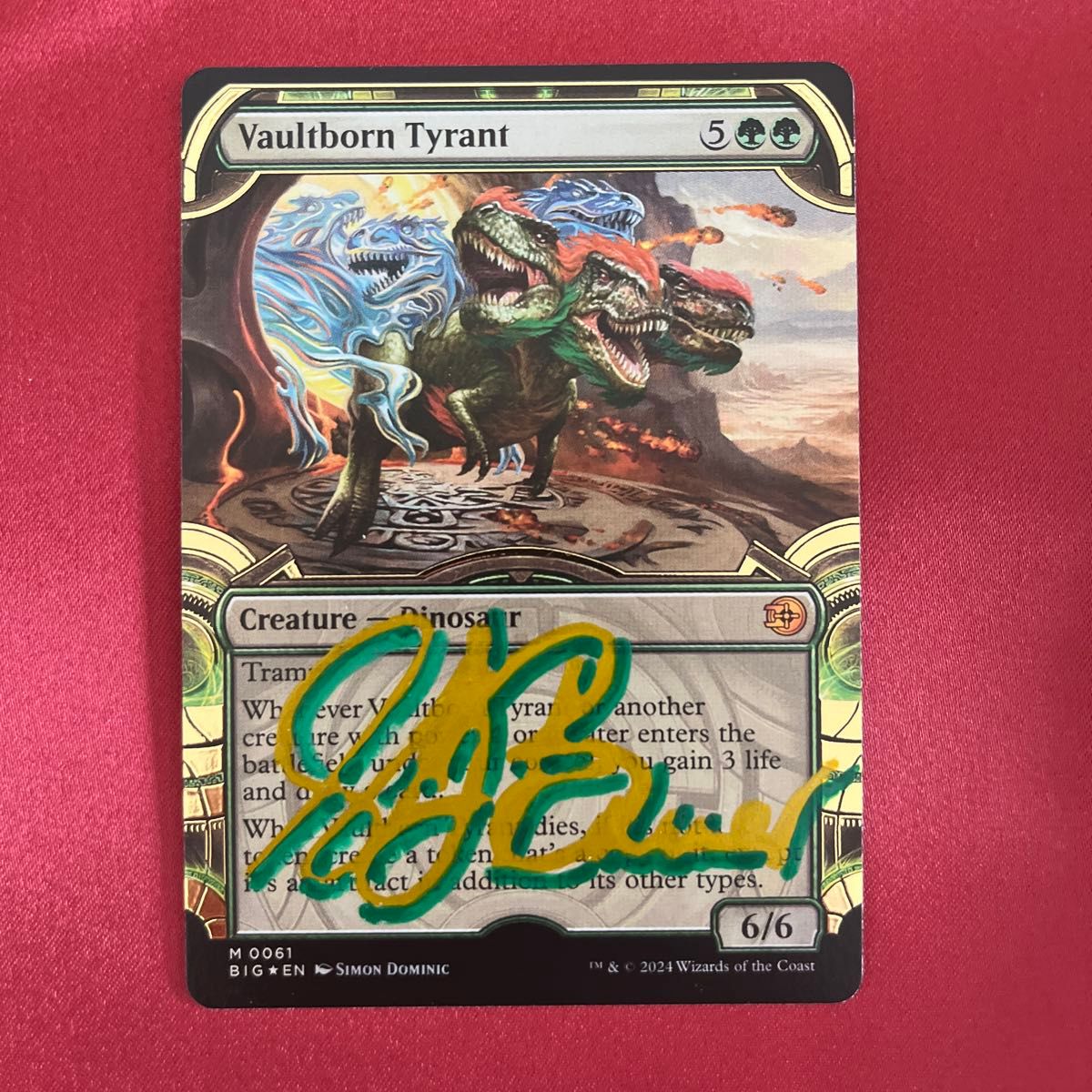 宝物庫生まれの暴君 mtg アーティストプルーフ レイズドFoil ap 宝物庫生まれの暴君 mtg アーティストプルーフ レイズドFoil ap