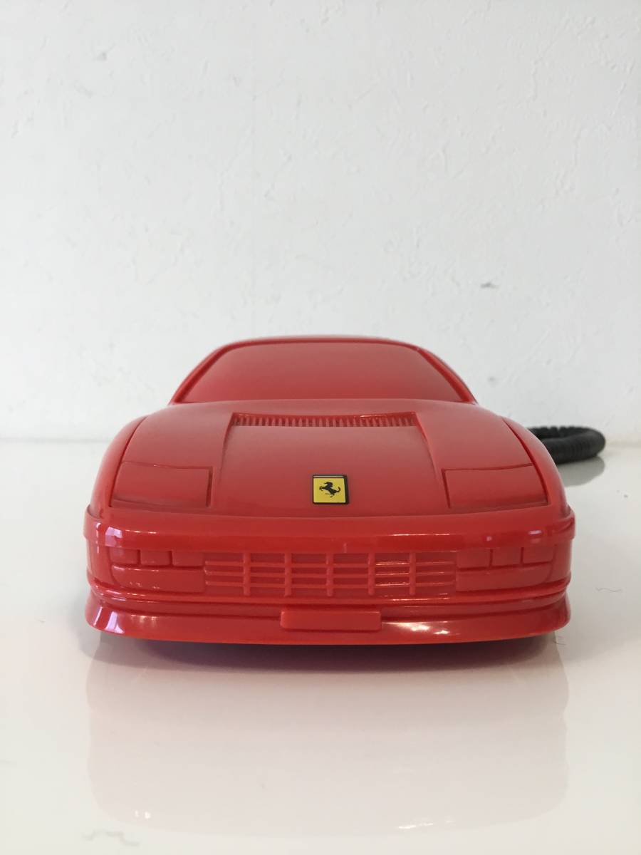 お勧め・ Ferrari フェラーリ テスタロッサ 512TR 電話機 YE-F113 レッド 赤 ユピテル工業株式会社　絶版品_画像9