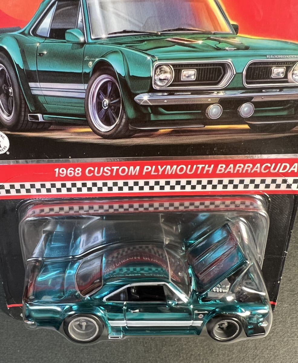 HW未使開封品 2024 RLC限定 '68 カスタム プリムス バラクーダ Custom Plymouth Barracuda レッドラインクラブ ホットウィール HOT WHEELS _画像4