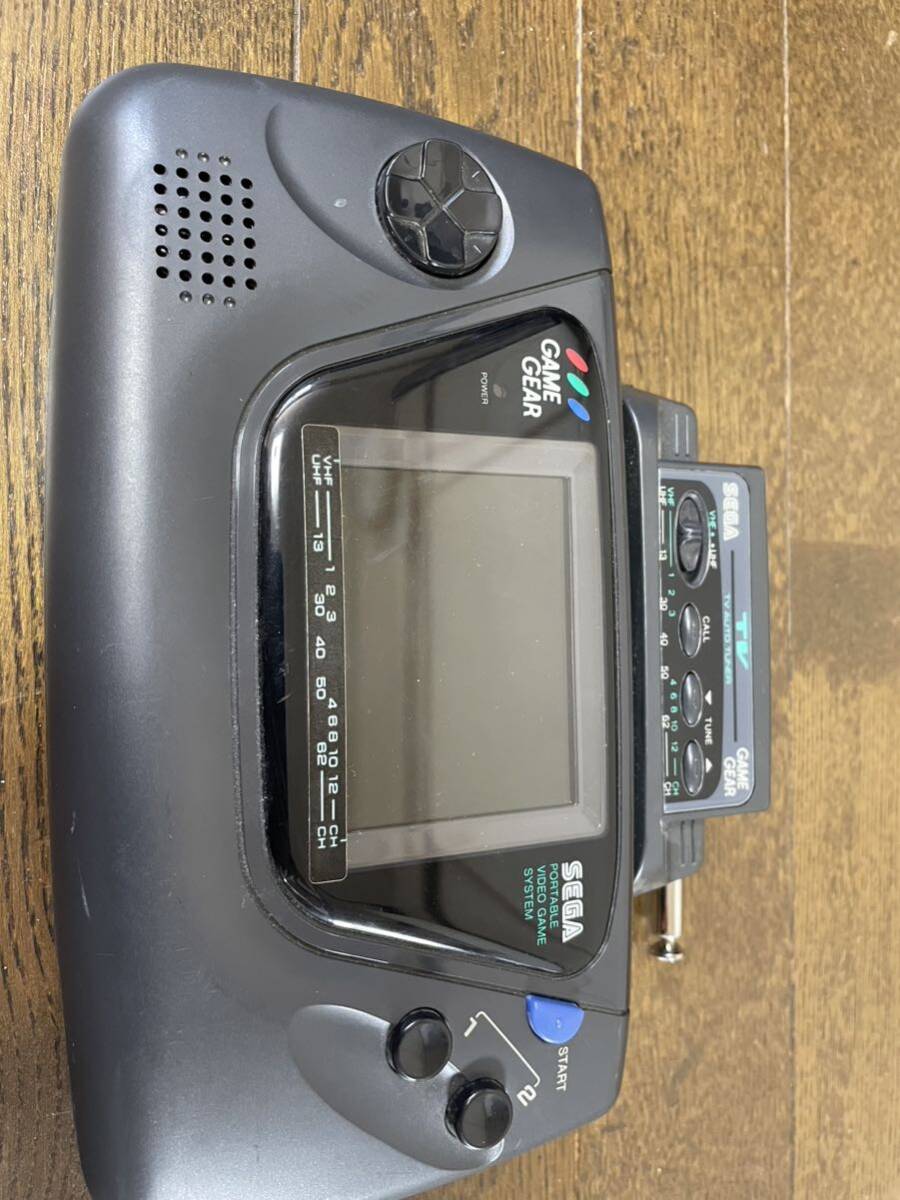 SEGA Sega Game Gear GAME GEAR 2 pcs. set TV tuner attaching! operation not yet verification 