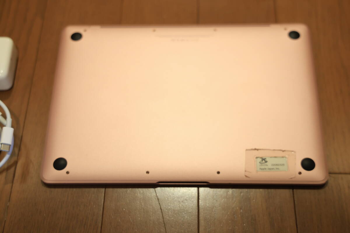 MacBook 2017 MNYM2J/A 12インチ/CoreM3 1.2G/256G/8G/ローズゴールド/OS Ventura_画像5