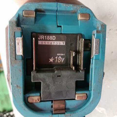 【中古現状品】Makita　マキタ　JR188D　18V　充電式レシプロソー BL1860B×1付_画像7