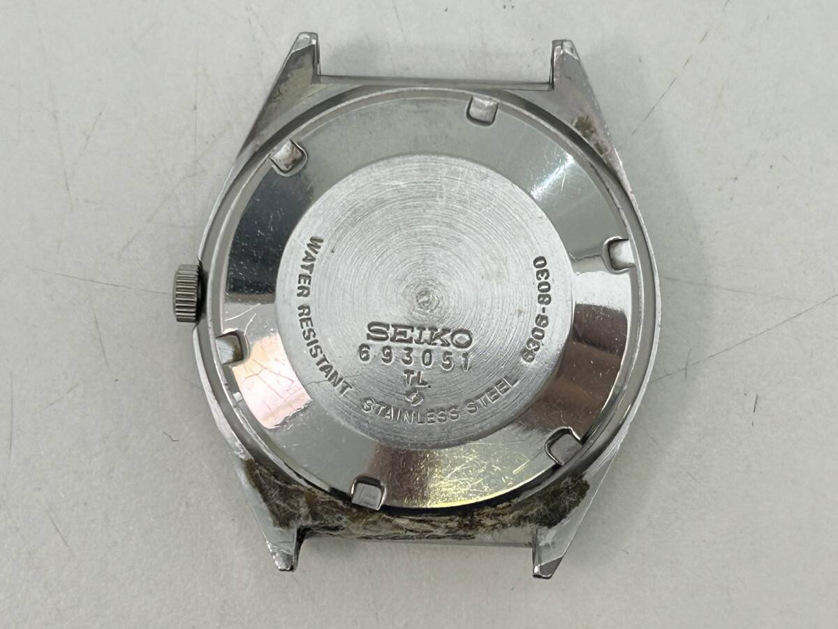 S0605-507 1890【1円スタート】腕時計　セイコー　SEIKO　アクタス　ACTUS　6306-8030　21石　ブルー文字盤　デイデイト　自動巻き　メンズ_画像7