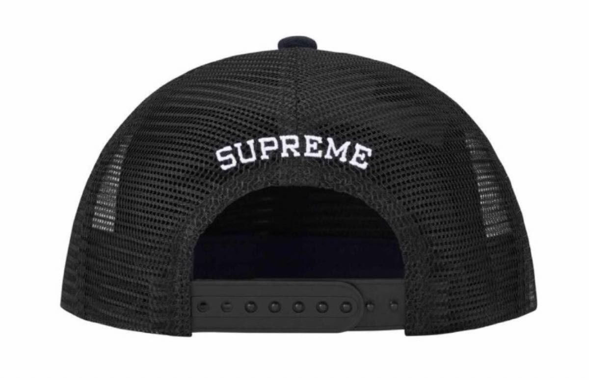 Supreme Terry Mesh Back 5-Panel cap 黒