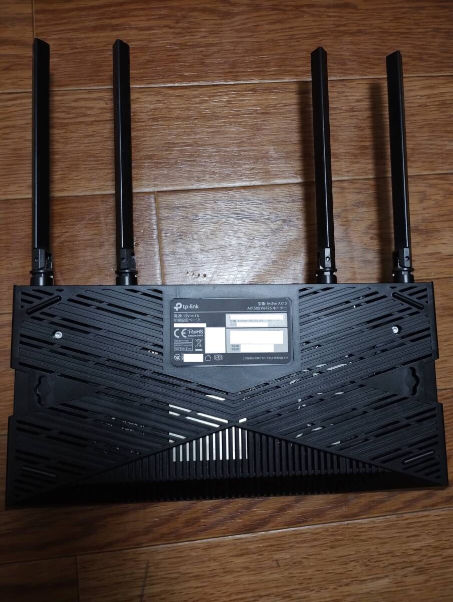 TP-LINK Wi-Fi 無線LANルーター Archer AX10 1201＋300 Mbps 中古品 Wi-Fi6 AX1500_画像4