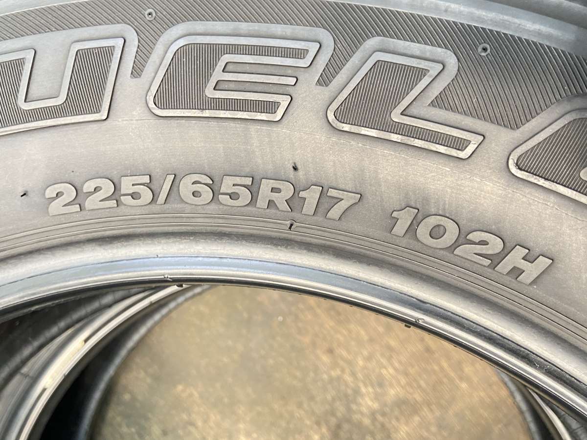 中古タイヤ サマータイヤ 2本セット 225/65R17 ブリヂストン デューラー H/L 850_画像4