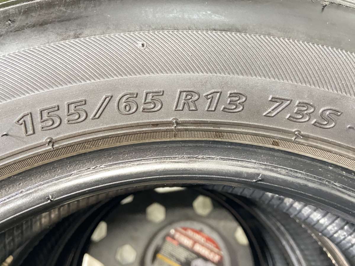 中古タイヤ サマータイヤ 4本セット 155/65R13 ブリヂストン ネクストリー_画像5