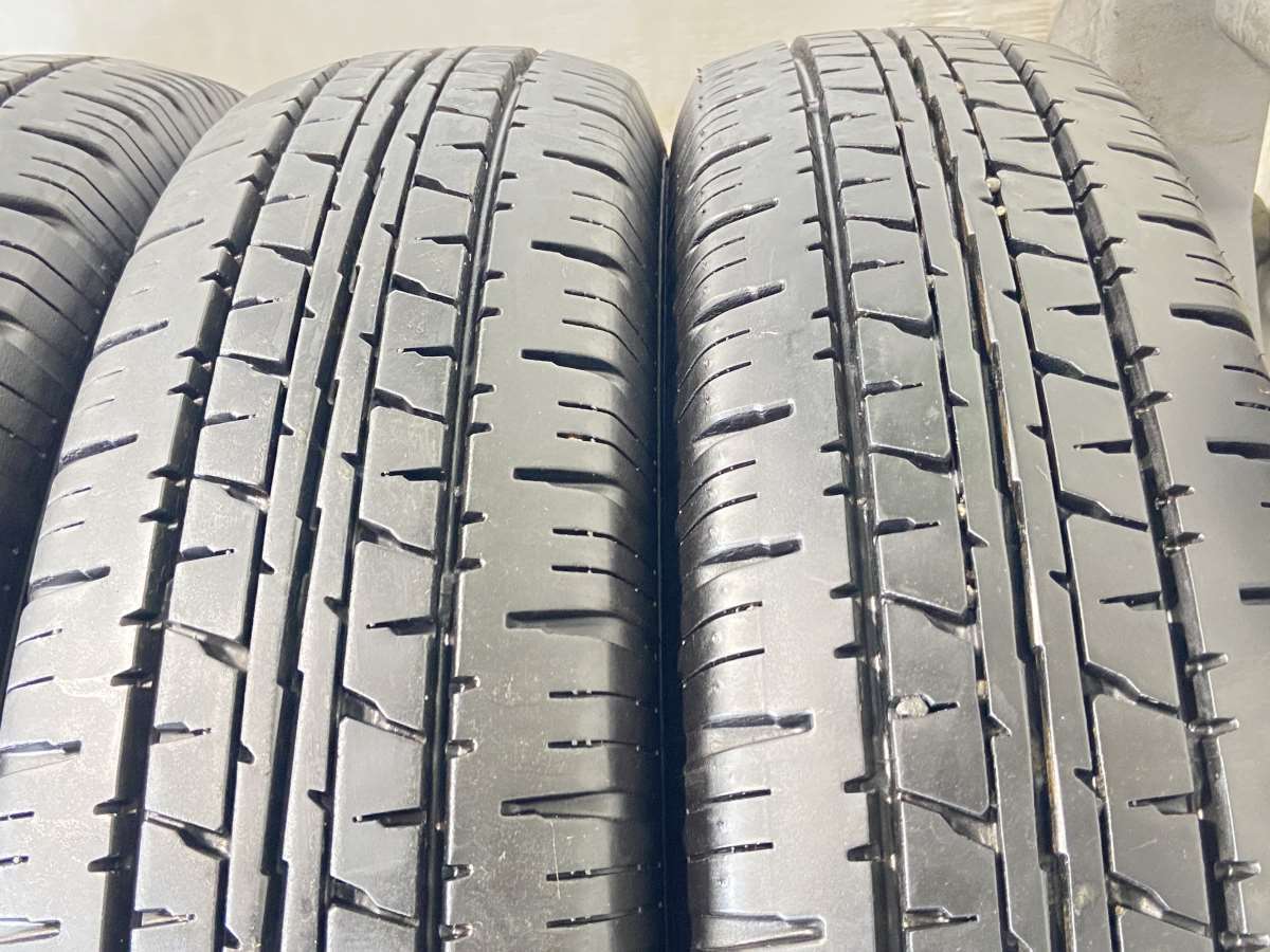 中古タイヤ サマータイヤ 4本セット 155/80R14 88/86 LT ダンロップ エナセーブ VAN01_画像3