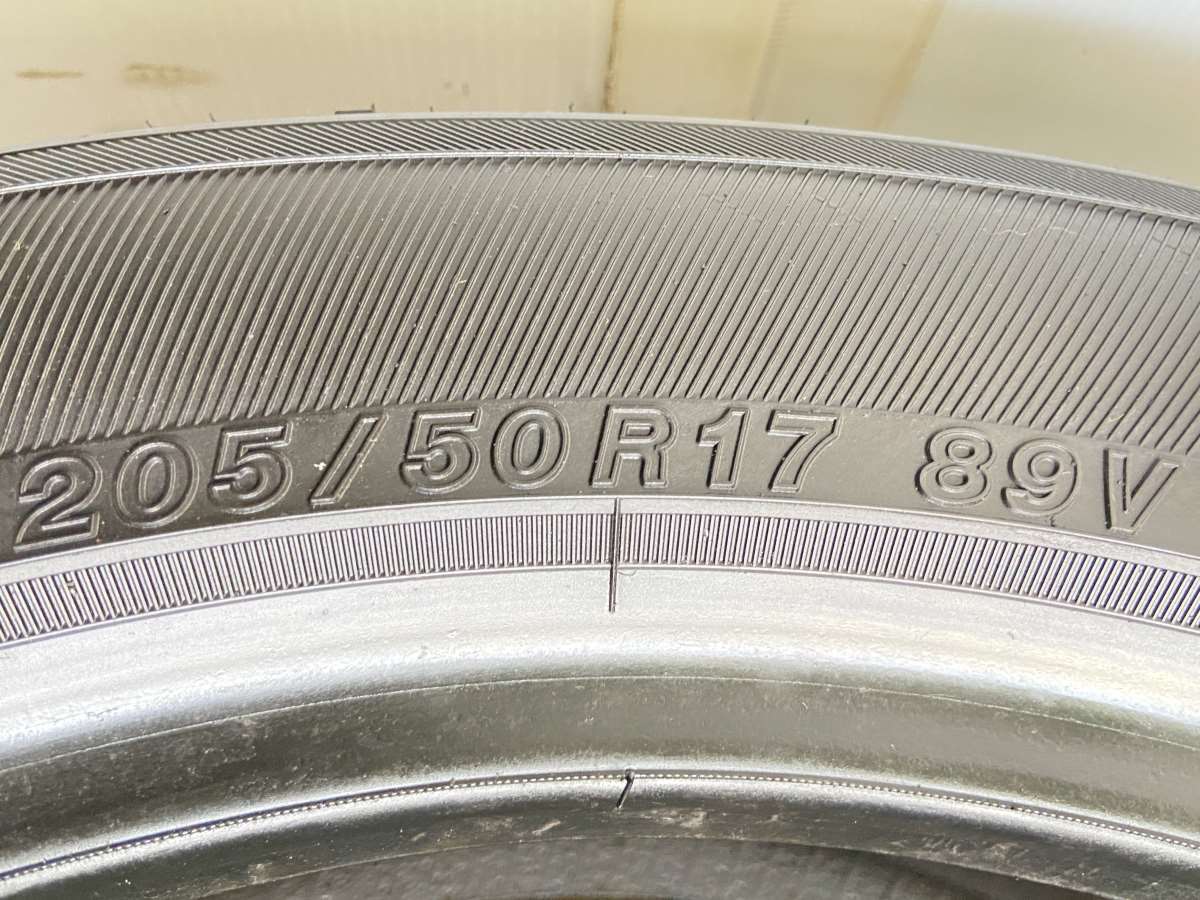 中古タイヤ サマータイヤ 2本セット 205/50R17 ヨコハマ ブルーアースES32_画像4