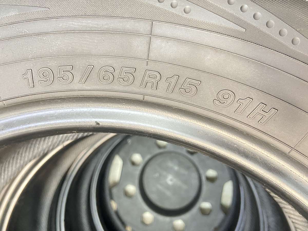 中古タイヤ サマータイヤ 4本セット 195/65R15 ヨコハマ ブルーアース RV-02_画像5