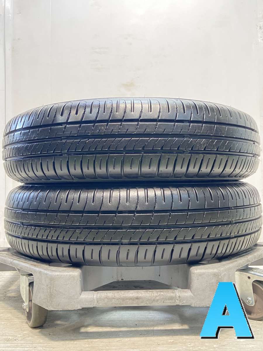 中古タイヤ サマータイヤ 2本セット 145/80R13 ダンロップ エナセーブ EC204_画像1