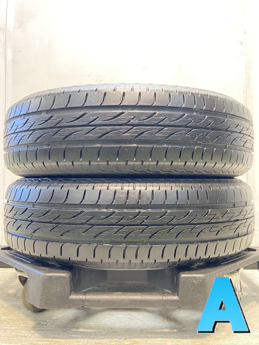 中古タイヤ サマータイヤ 2本セット 155/65R14 ブリヂストン ネクストリー_画像1