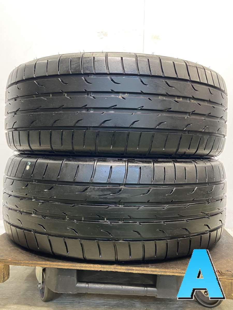 中古タイヤ サマータイヤ 2本セット 225/55R16 ダンロップ ディレッツァ DZ102_画像1