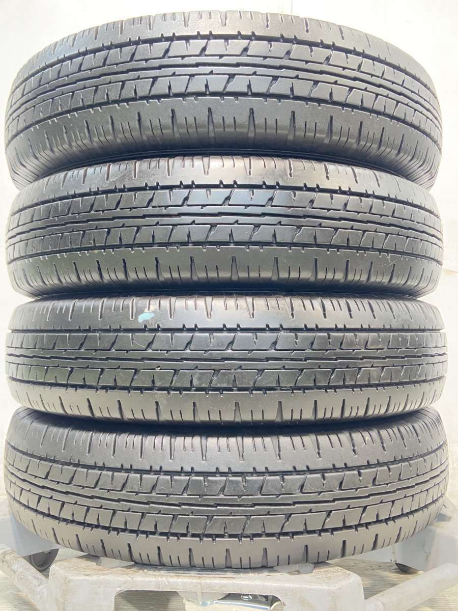 中古タイヤ サマータイヤ 4本セット 155/80R14 88/86 LT ダンロップ エナセーブ VAN01_画像1