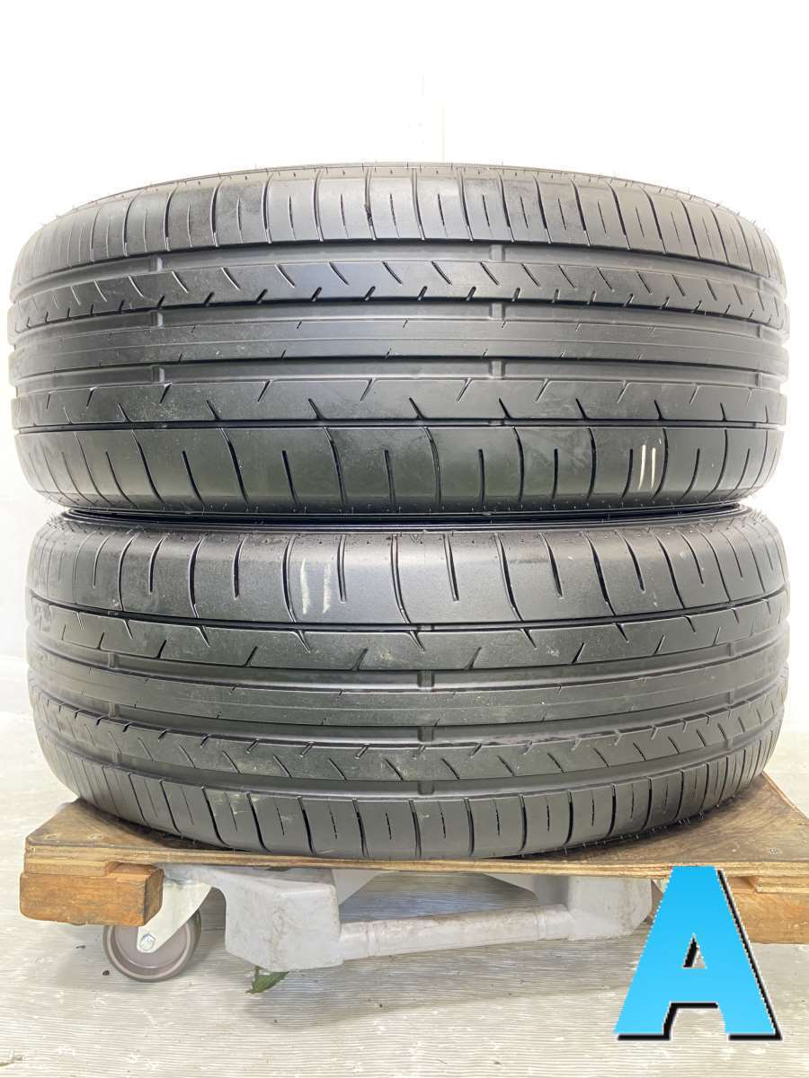 中古タイヤ サマータイヤ 2本セット 235/55R19 ダンロップ SPスポーツ MAXX 050_画像1