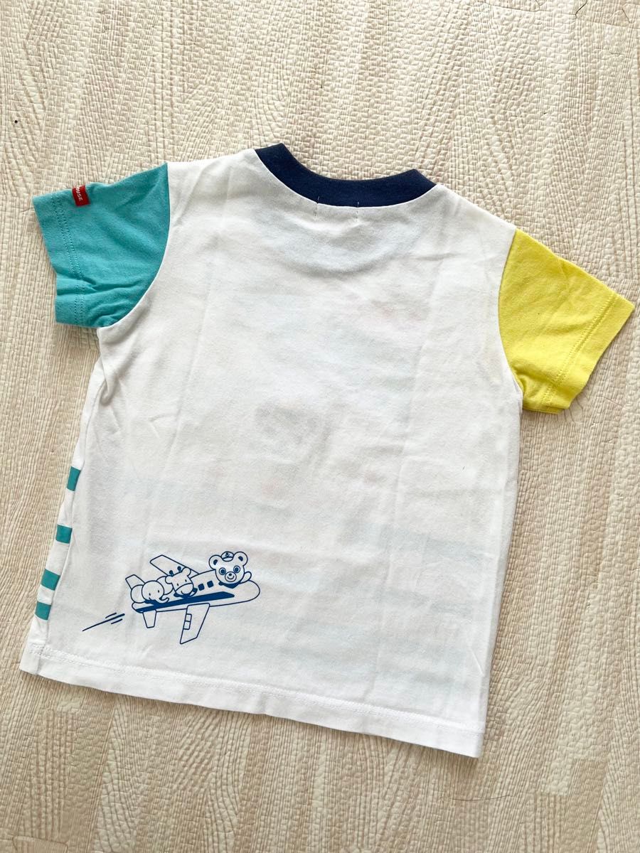 ミキハウス　Tシャツ　ひこうき　80cm