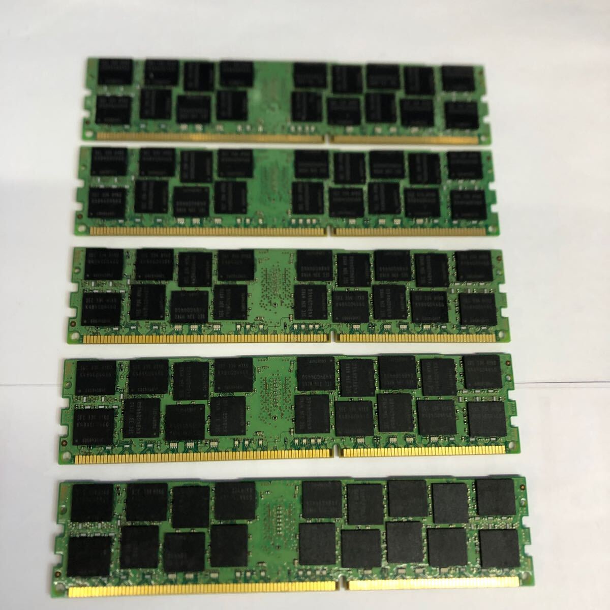 SAMSUNG 32GB (16GB 5枚組) DDR3L PC3L-12800R DDR3L-1600 REG 2Rx4 240pin ECC Registered Samsung サーバー MacPro向け_画像4