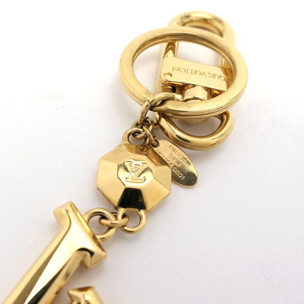 [1 jpy ~]LOUIS VUITTON key holder *LVfa set M65216 key ring Logo charm Vuitton * letter pack post service 520 jpy shipping * pawnshop Kobe ... 