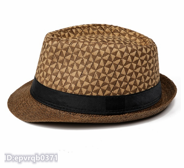 2 позиций комплект соломинка шляпа новый товар мужской колпак пшеница .. мягкая шляпа вязаный сетка джентльмен мягкая шляпа .56-58 см чёрный / кофе 