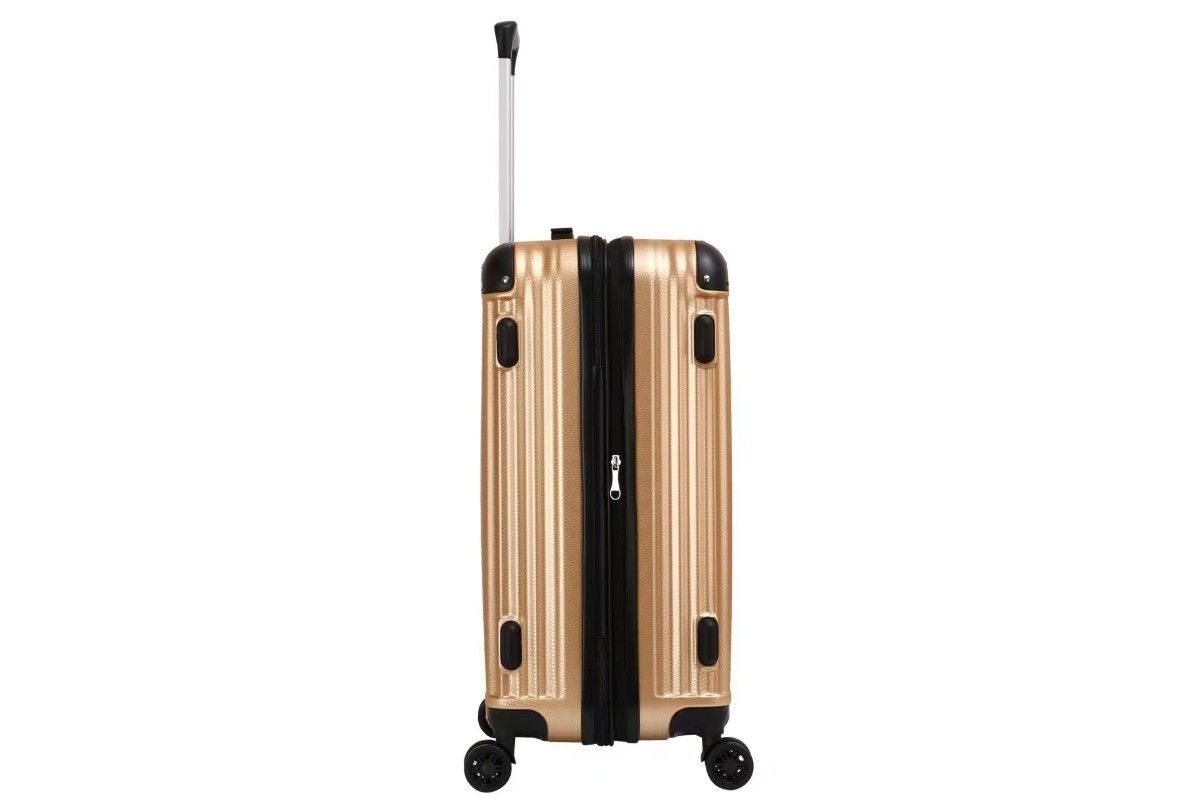 キャリーケース ゴールド ｓサイズ 新品 【拡張機能】機内持ち込み 軽量 TSAロック スーツケース