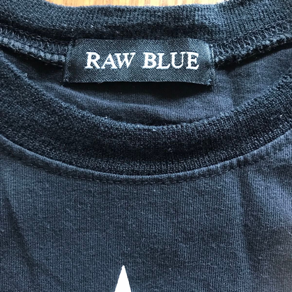 RAW BLUE ロングTシャツ 黒