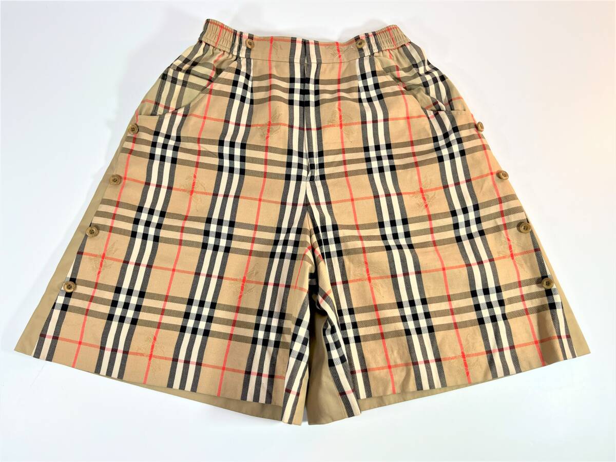 Burberrys Burberry znoba проверка L размер бежевый женский wi мужской юбка-брюки брюки шорты *R601215