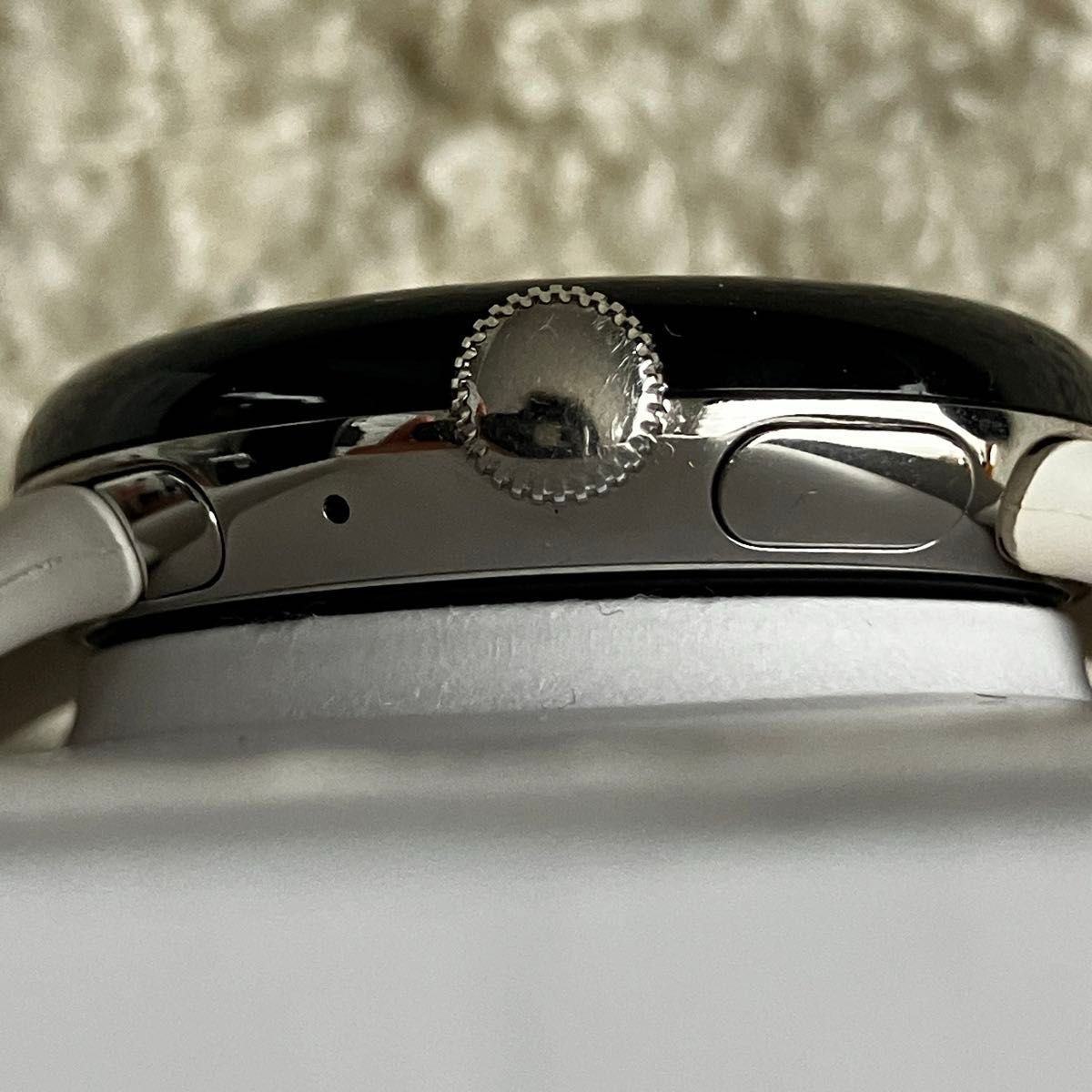 Google Pixel Watch LTE Polished Silver ステンレスケース / Chalk アクティブ バンド