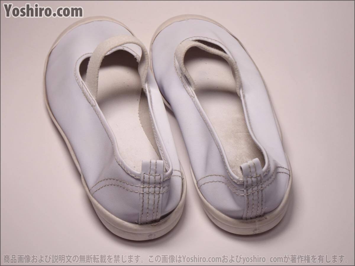  труба KS130* б/у /21.5cm EE(2E)* Achilles Achilles сменная обувь сверху обувь . внутри надеть обувь белый + белый низ * винил земля / сделано в Японии / девочка 