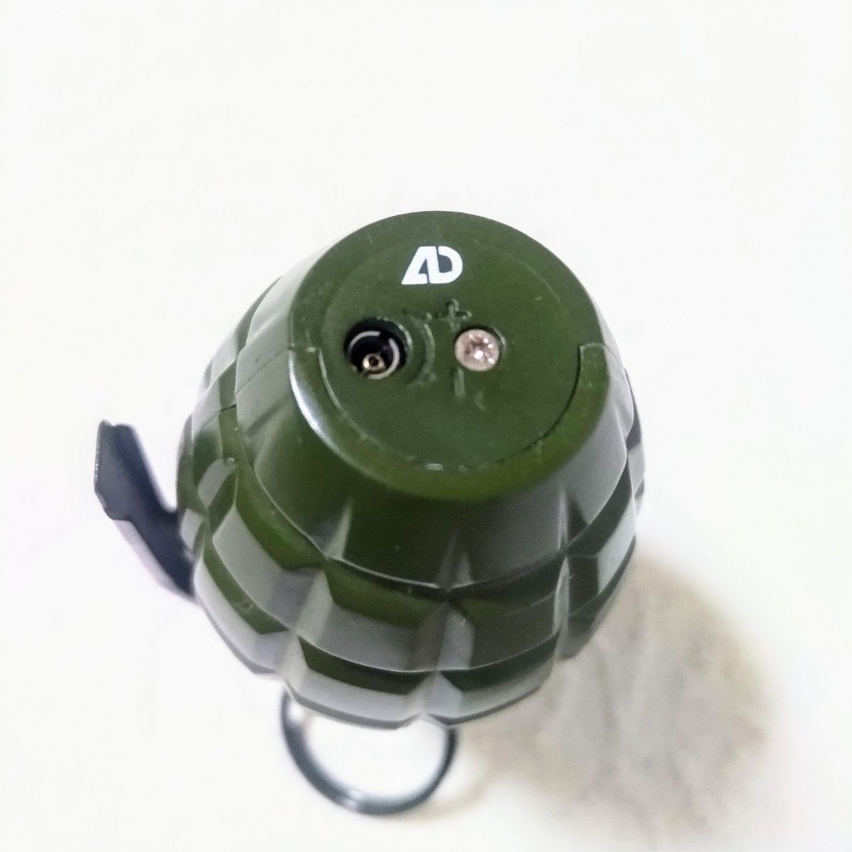 【ジャンク】手榴弾型ターボライターM.26 A2 FUZE M217　カーキ　グリーン系