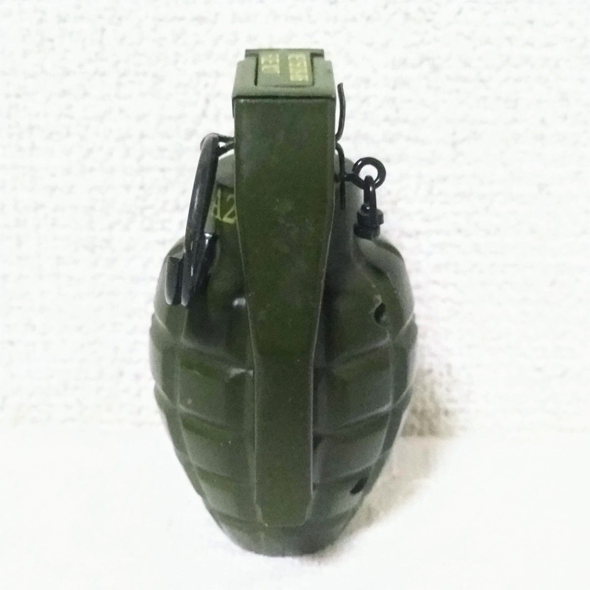 【ジャンク】手榴弾型ターボライターM.26 A2 FUZE M217　カーキ　グリーン系