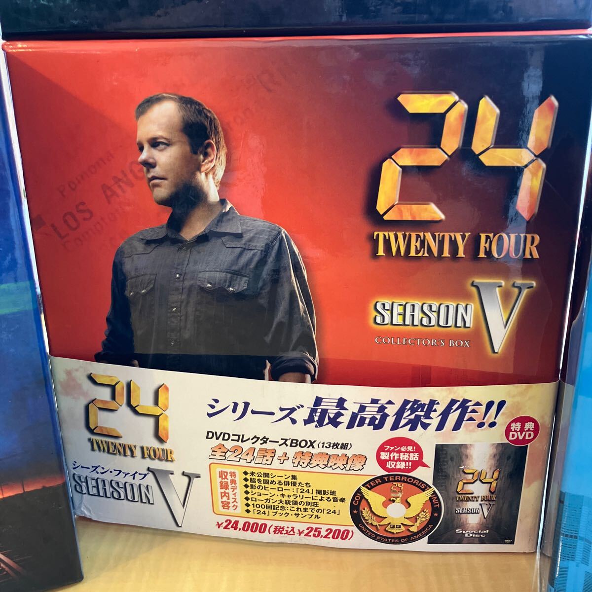 ２４−ＴＷＥＮＴＹ ＦＯＵＲ−トリロジーＢＯＸ／キーファーサザーランド DVD SEASON1,2,3,4,5,6セットの画像4
