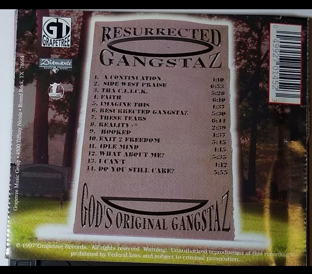 GOD`S ORIGINAL GANGSTAZ/RESURRECTED GANGSTAZ 17-2 クリスチャンラップ