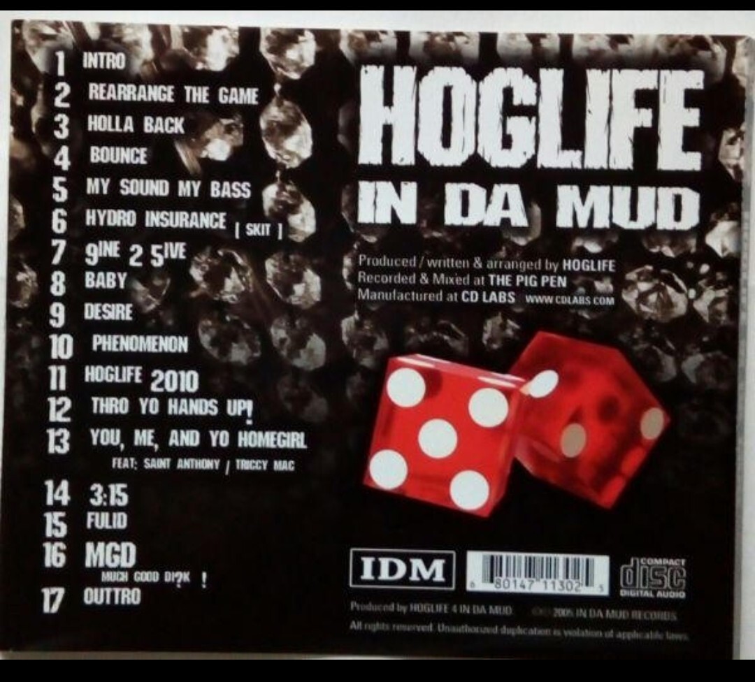 HOGLIFE/IN DA MUD コンプトン ロサンゼルス ギャングスタラップ compton LOSANGELES GANGSTA G-RAP California westcoast Westside_画像3