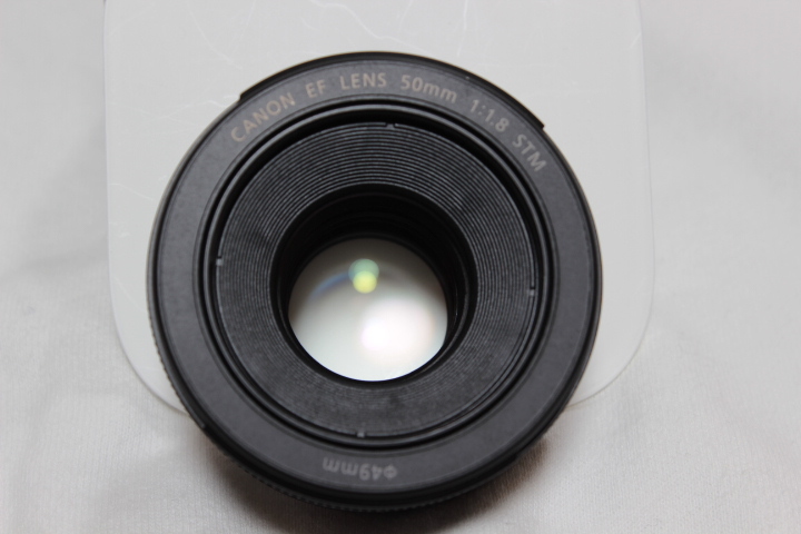 美品 Canon EF50mm F1.8 STM 純正フード 単焦点レンズの画像4