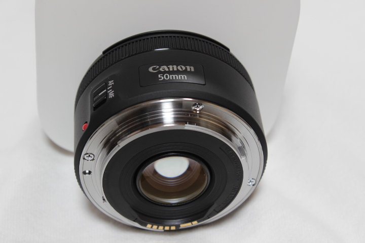 美品 Canon EF50mm F1.8 STM 純正フード 単焦点レンズの画像5