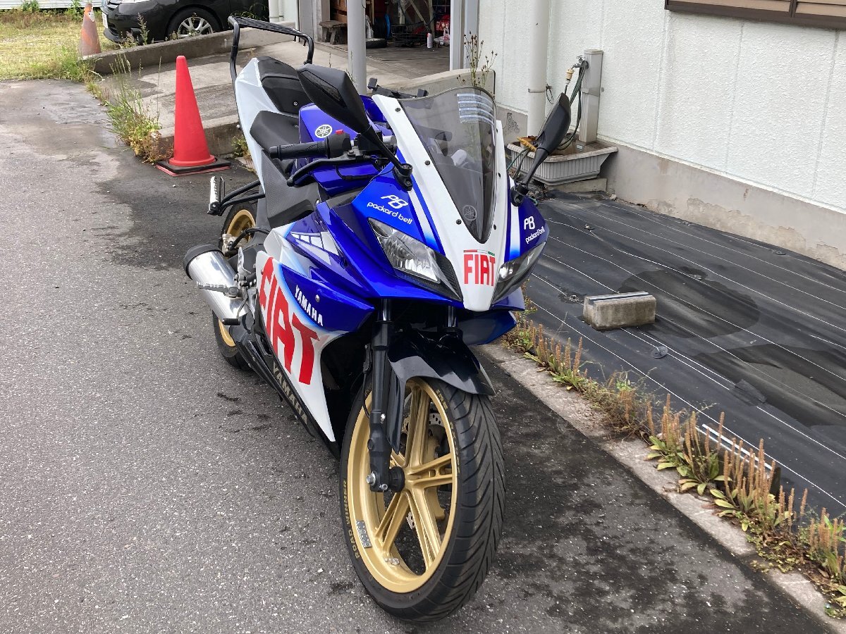 埼玉県発 ヤマハ　YZF-R125　LEDウインカー　フェンダーレス　キャリア　動画有　検索）YZF-R125　CBR125　GSX-R125　_画像4