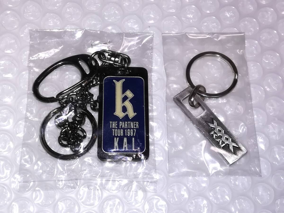  Kai Yoshihiro Kay Band KAI FIVE strap key ring key holder 6 point set set sale * unused goods * that time thing goods 