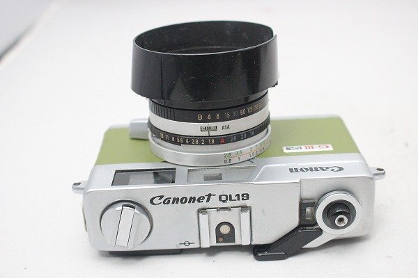 フィルムカメラ Canon Canonet QL19 G-Ⅲ QL キヤノン キャノン キヤノネット 45mm F1.9 ジャンク_画像6