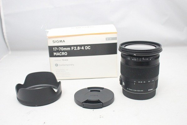 良品 シグマ SIGMA Contemporary 17-70mm F2.8-4 DC MACRO OS HSM nikon canonの画像1