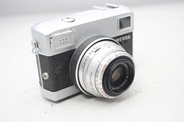1円　ジャンク　WERRA2　フィルムカメラ　クラシックカメラ　jena 50mm f2.8_画像4