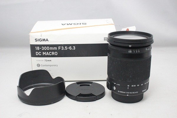 良品　シグマ 18-300mm F3.5-6.3 DC MACRO OS HSM Contemporary Nikon_画像1