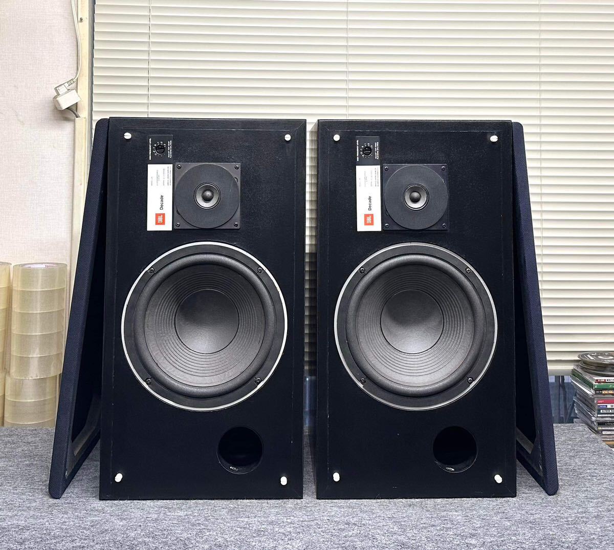 JBL L26 DECADE speaker pair... new urethane edge replaced 